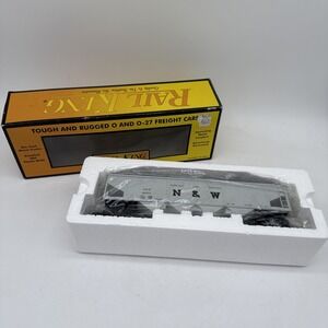 MTH Rail King Norfolf & Western Hopper Car W/Coal Load Original Box 30-7515